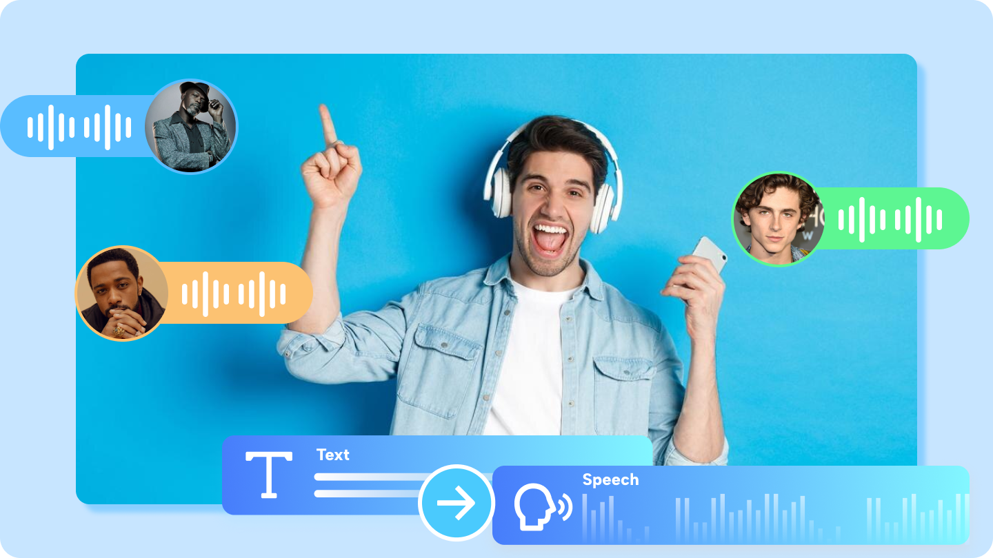 คนดัง AI แบบข้อความเป็นคำพูด