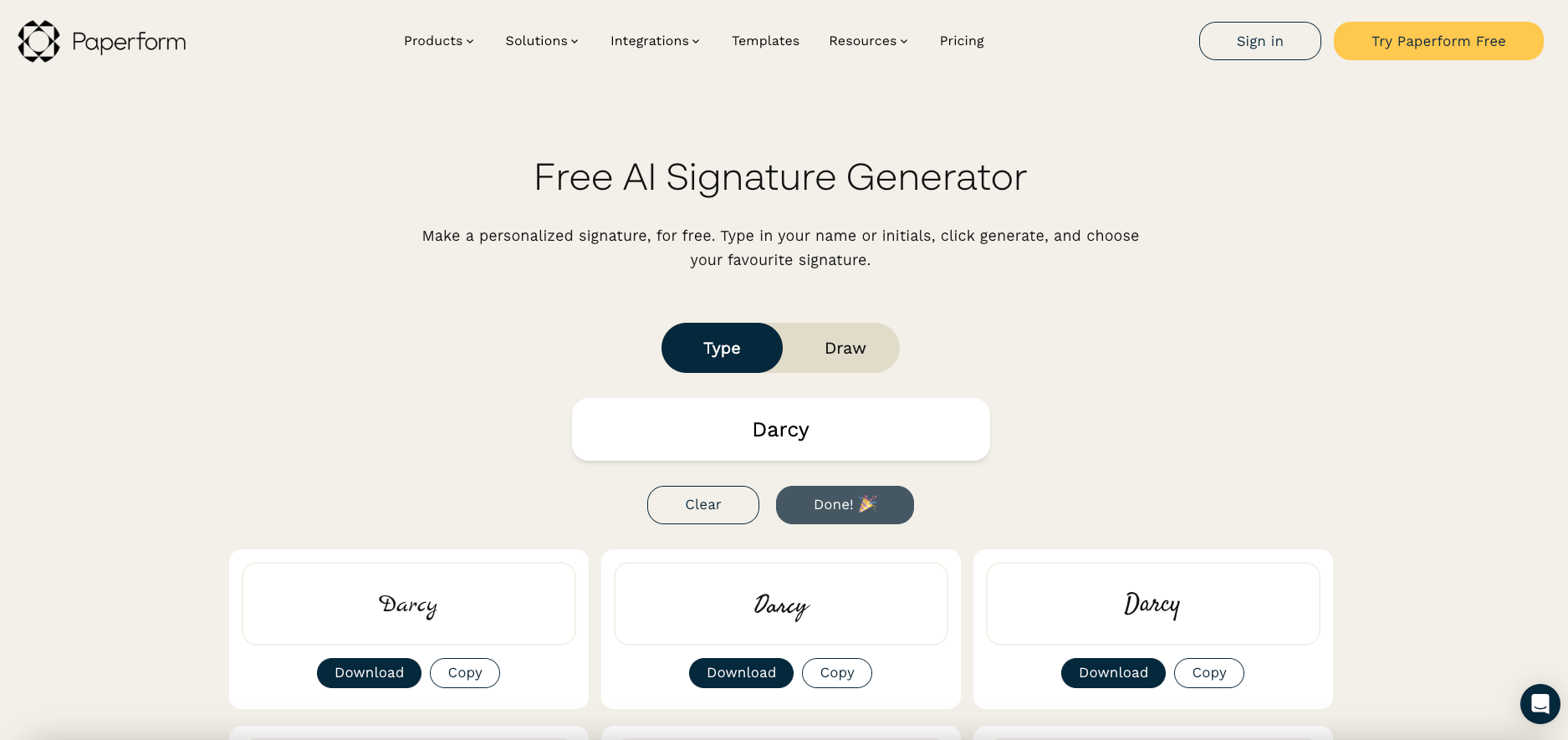 온라인 전자 서명 제작기 무료
