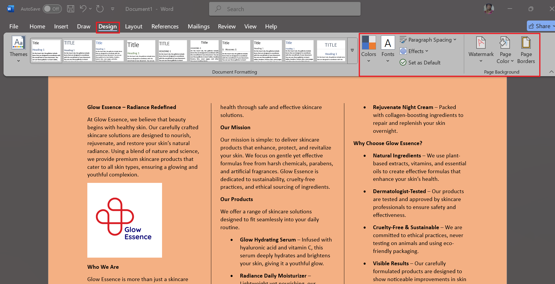 how can i make a pamphlet on microsoft word