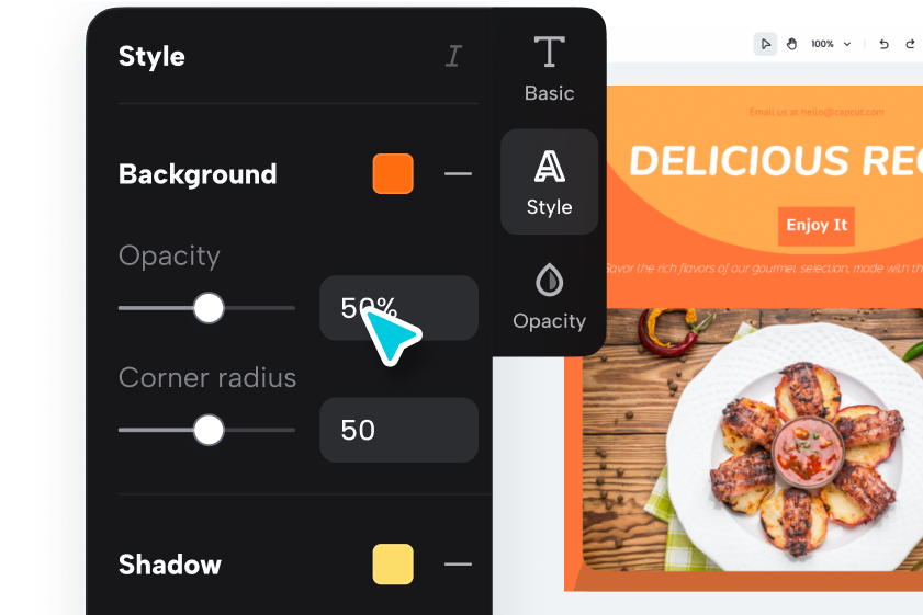 Customize your design