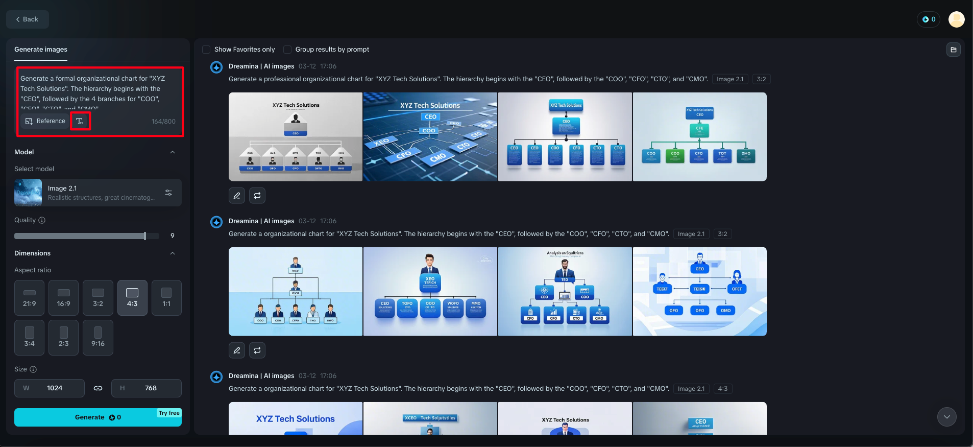 pembuat carta hierarki percuma