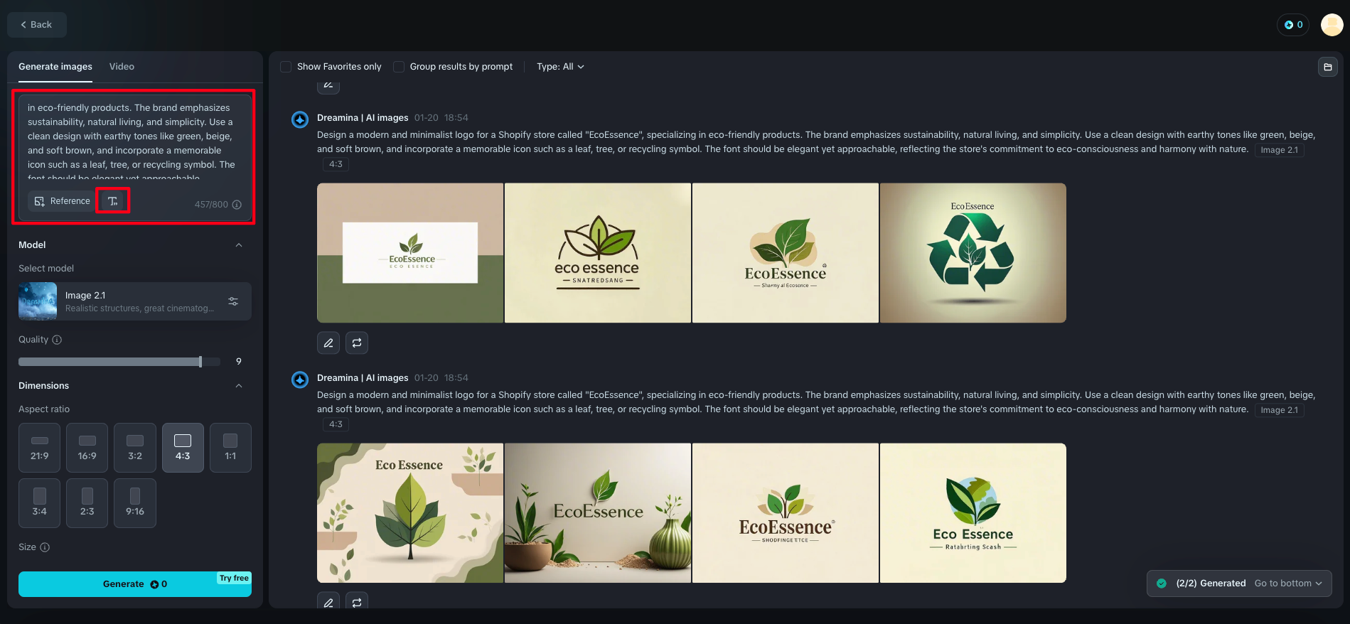 Logo trong suốt Shopify