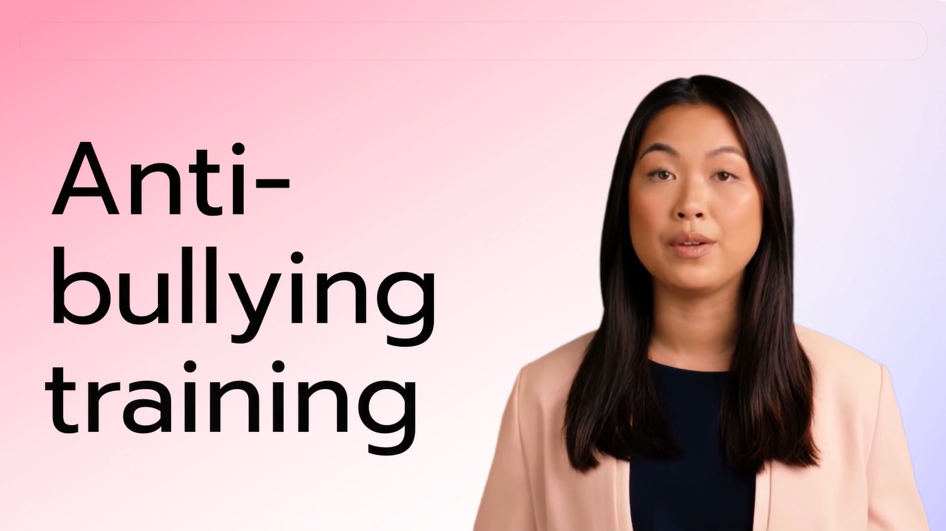 korporacyjne szkolenie wideo na temat przeciwdziałania nękaniu