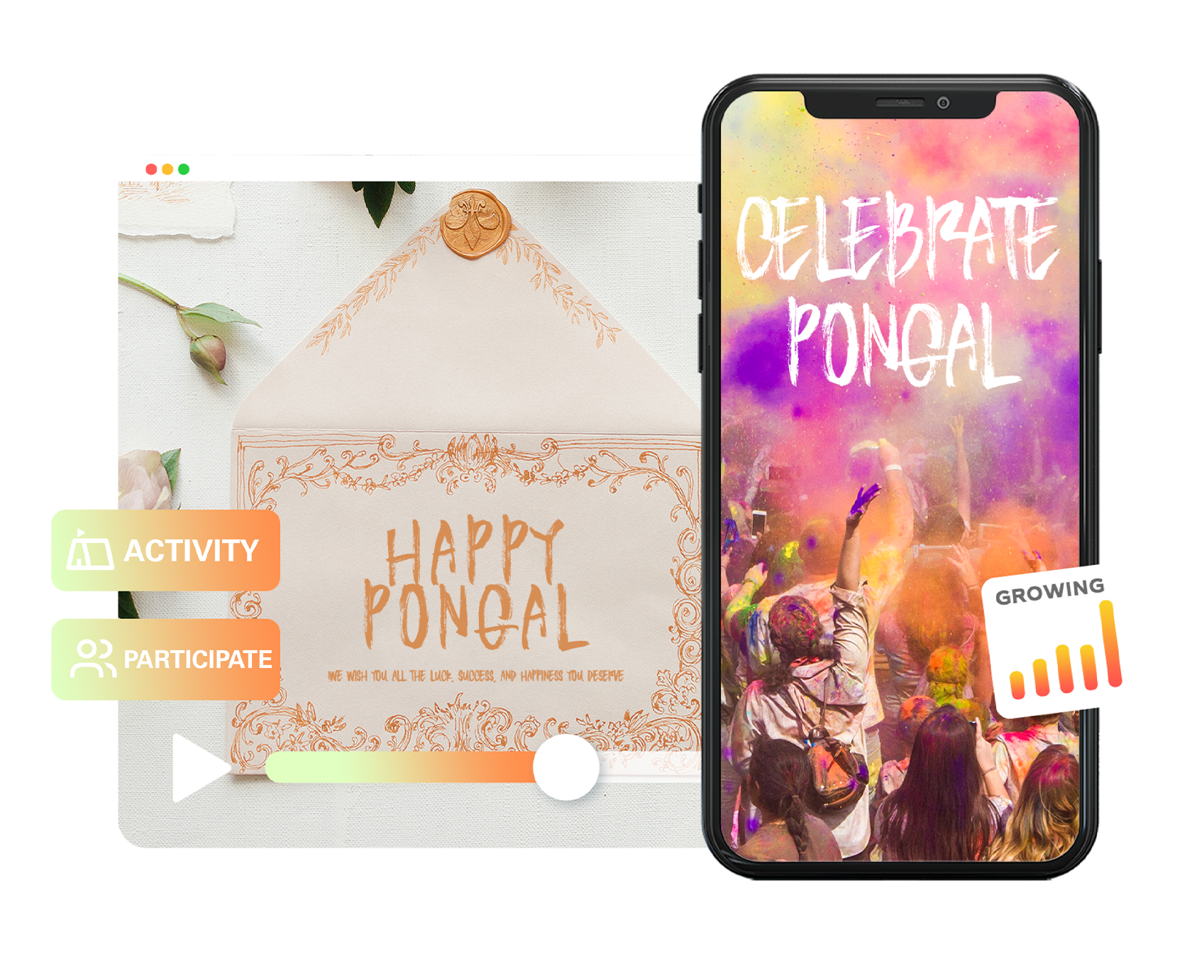 Pongal Grußkartenmacher