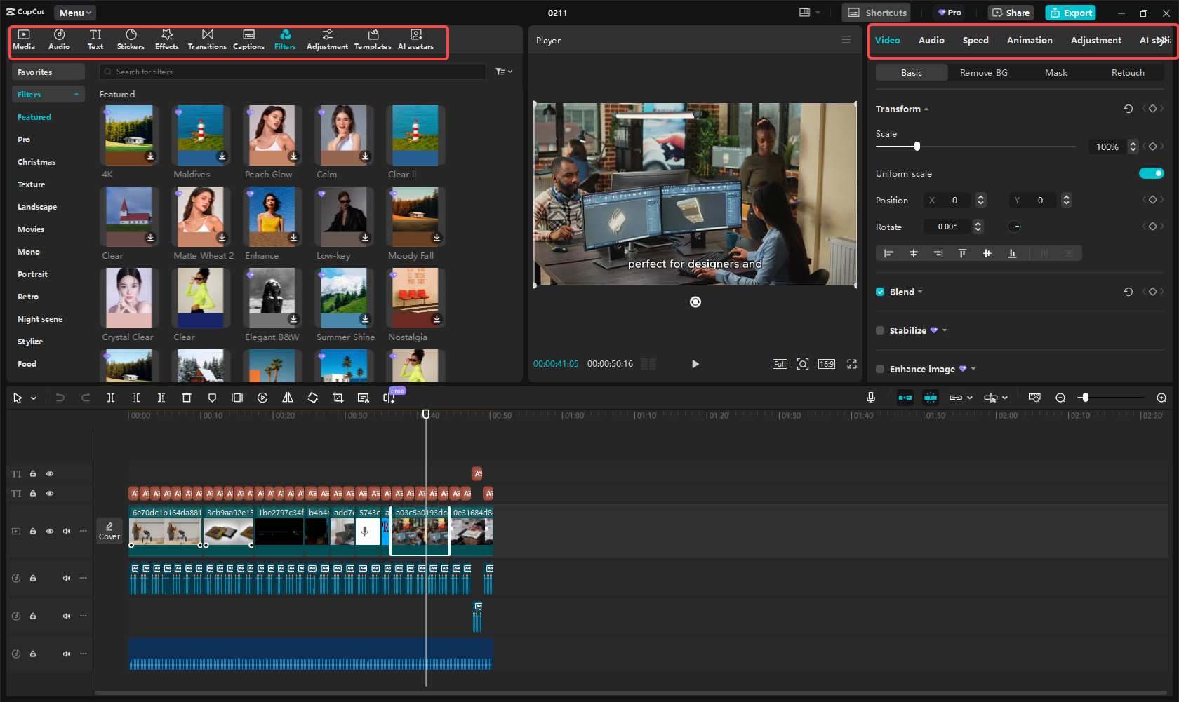 Převést skript na video