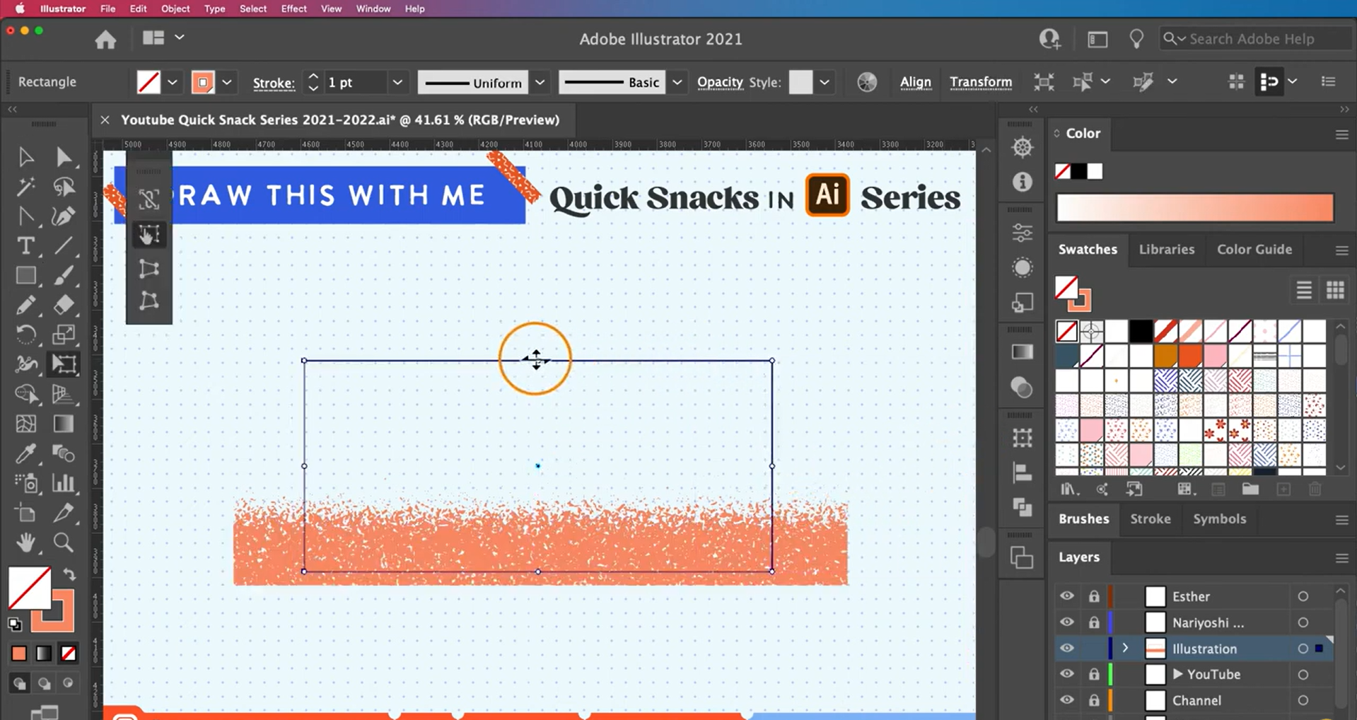 Activer le traçage d'image pour un effet de grain plus net dans Illustrator