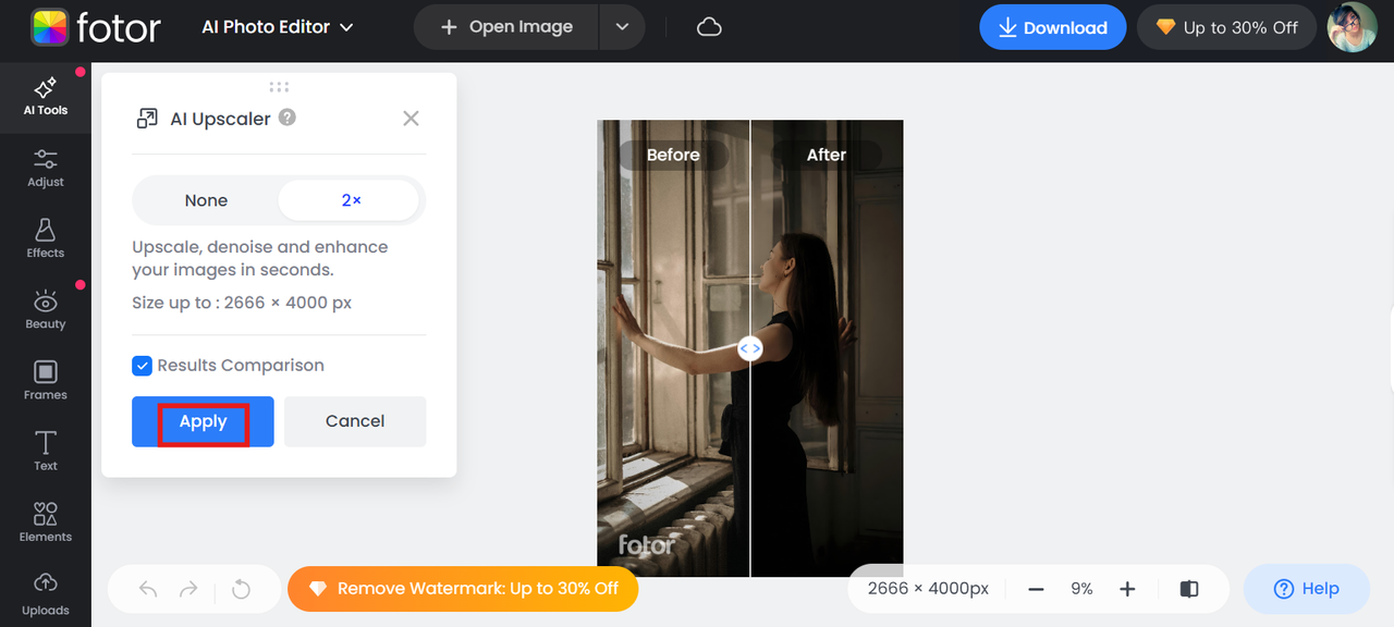노이즈 제거 적용