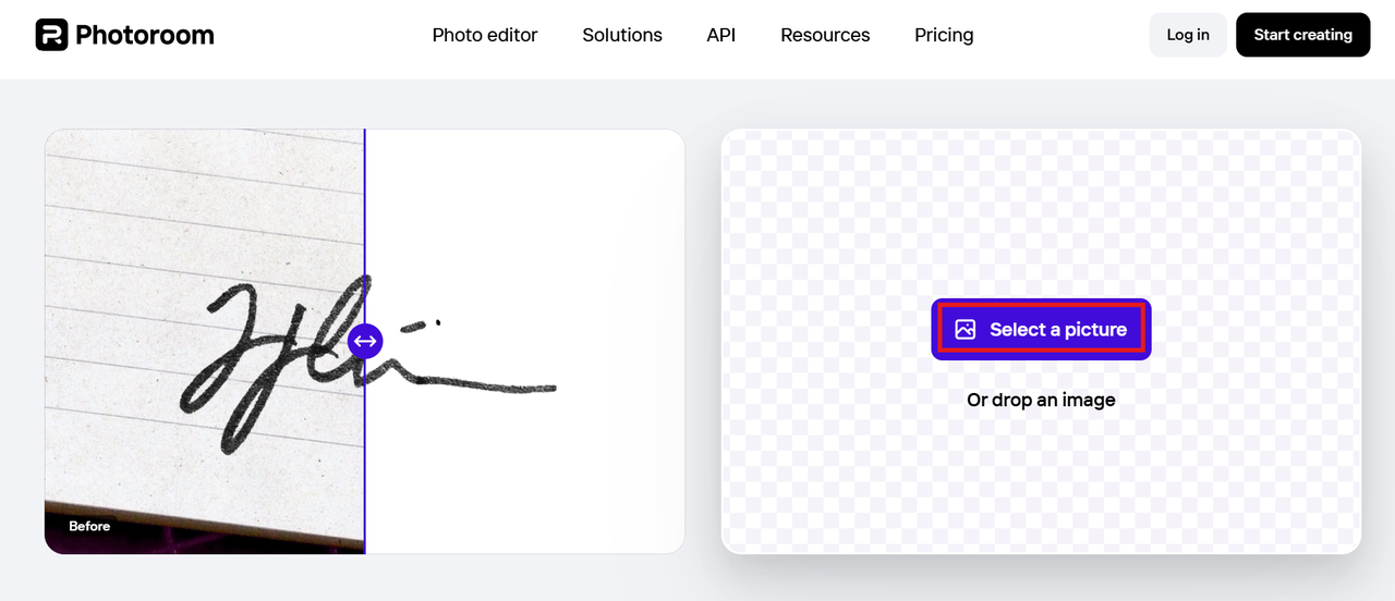 Selecione uma imagem