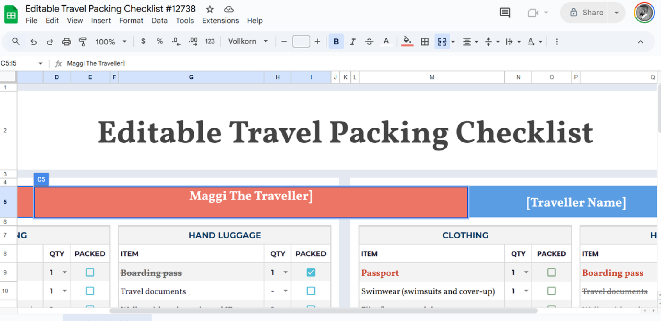 Plantilla de lista de tareas pendientes