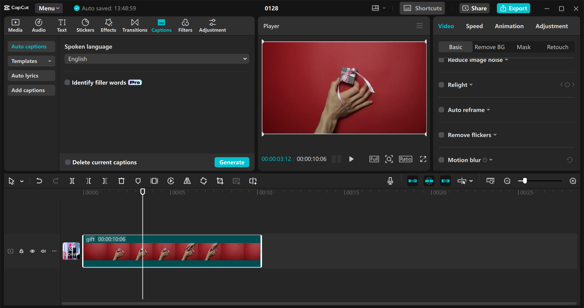 CapCut桌面視訊編輯器的介面-為YouTube製作視訊廣告的使用者友好方式