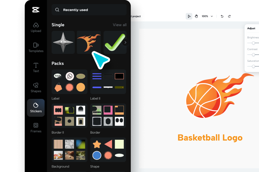 Tambahkan elemen dan grafik