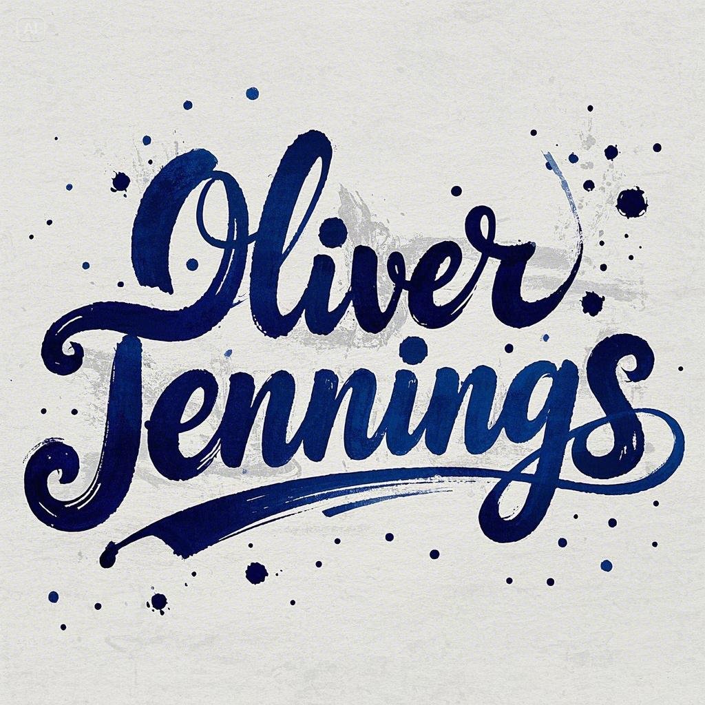 Artistic flair signature calligraphy