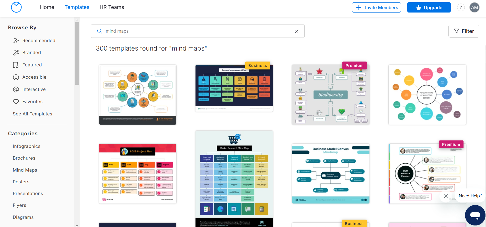 Venngage: Mind map generator