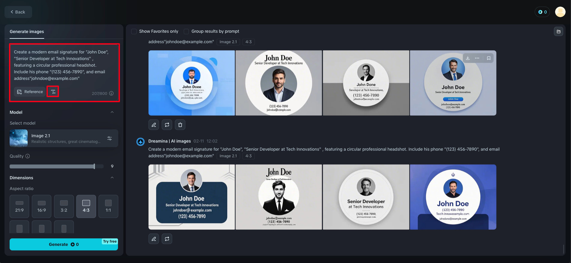 Viết lời nhắc của bạn