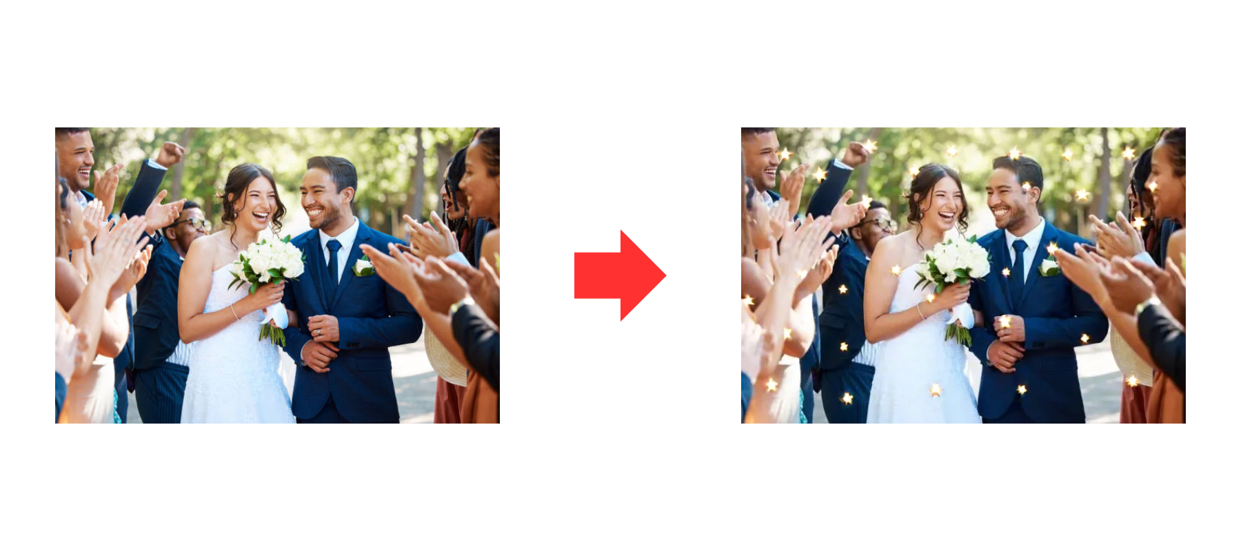 magdagdag ng kinang sa isang larawan