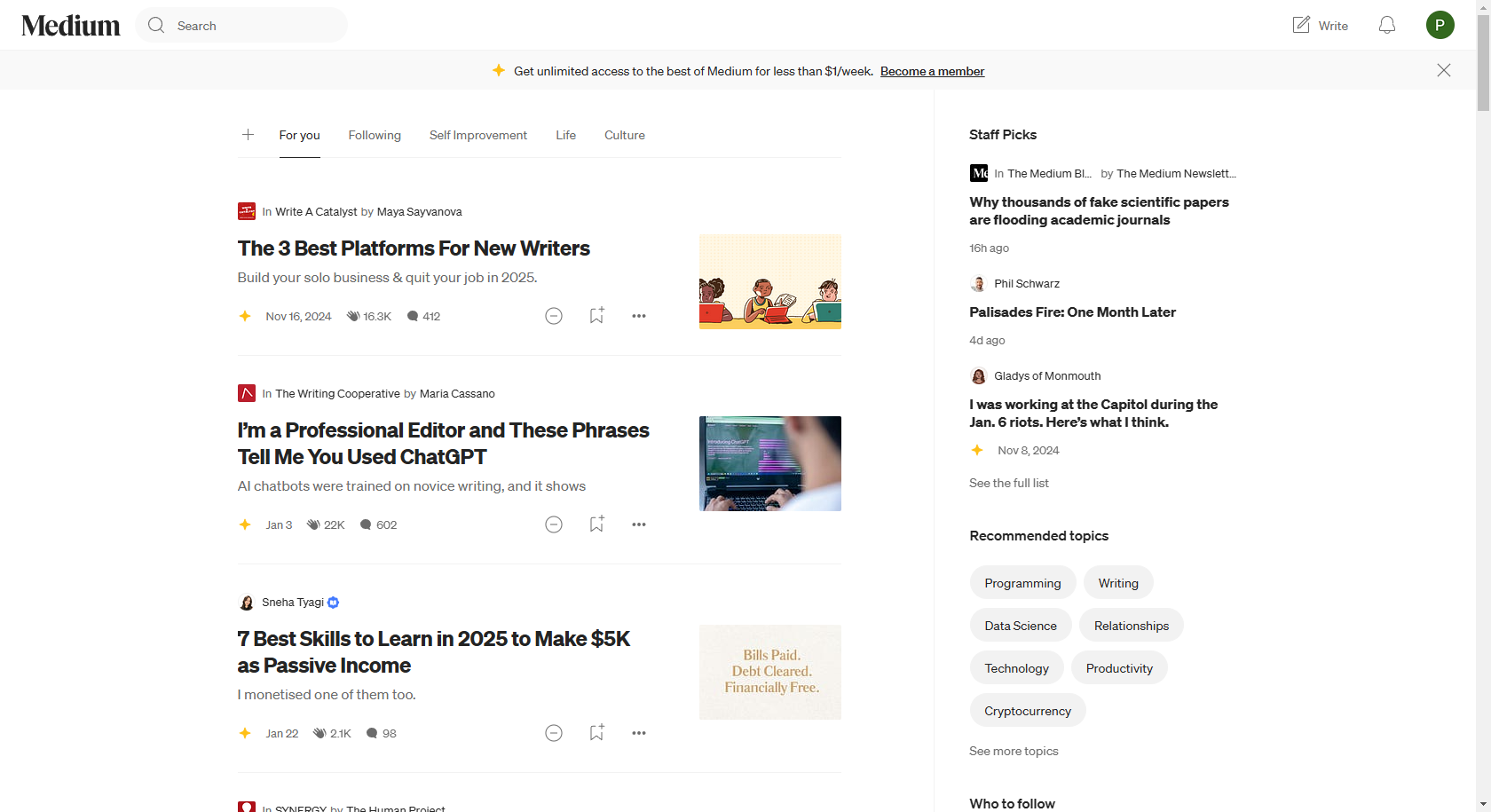 promuj kanał YouTube na Medium