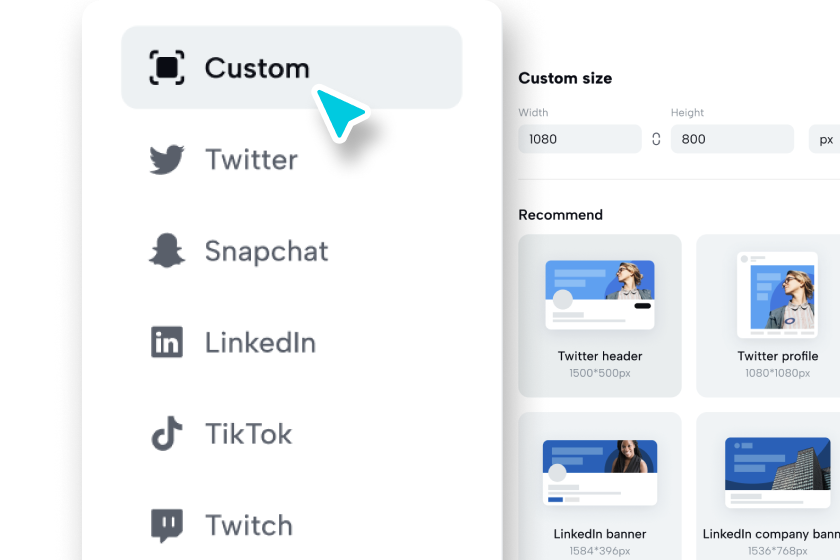 Open CapCut and create a new design