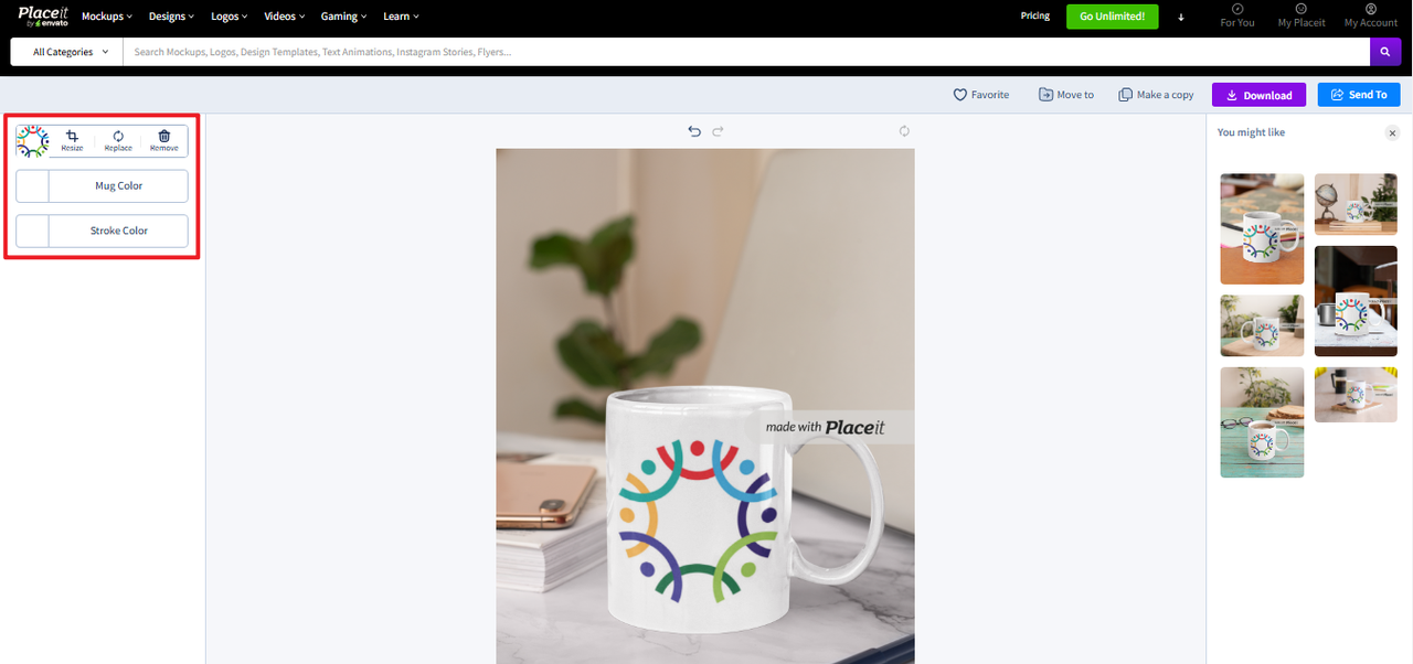 イメージをアップロードするか、デザインを作成してください
