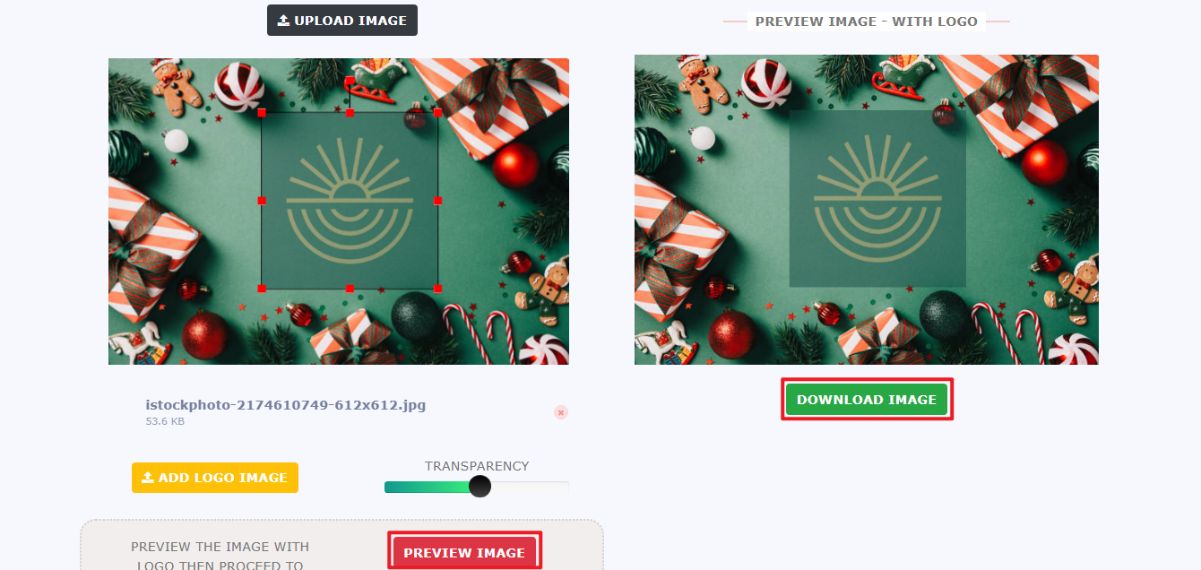 dodaj logo do zdjęcia online