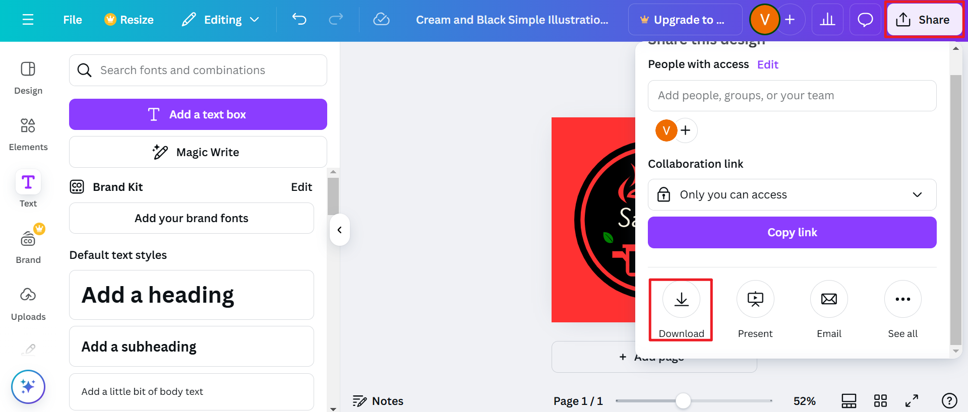 로고 레스토랑 무료 디자인 다운로드