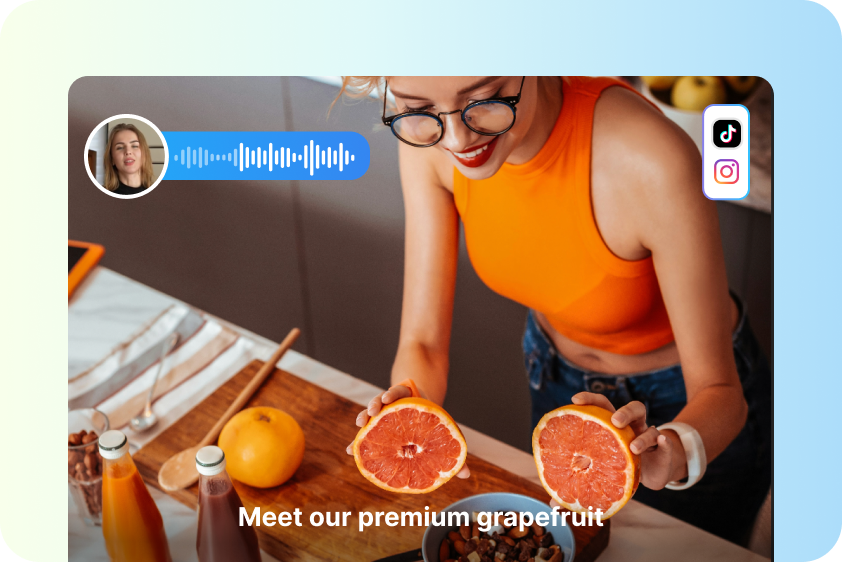 Crie vídeos para redes sociais