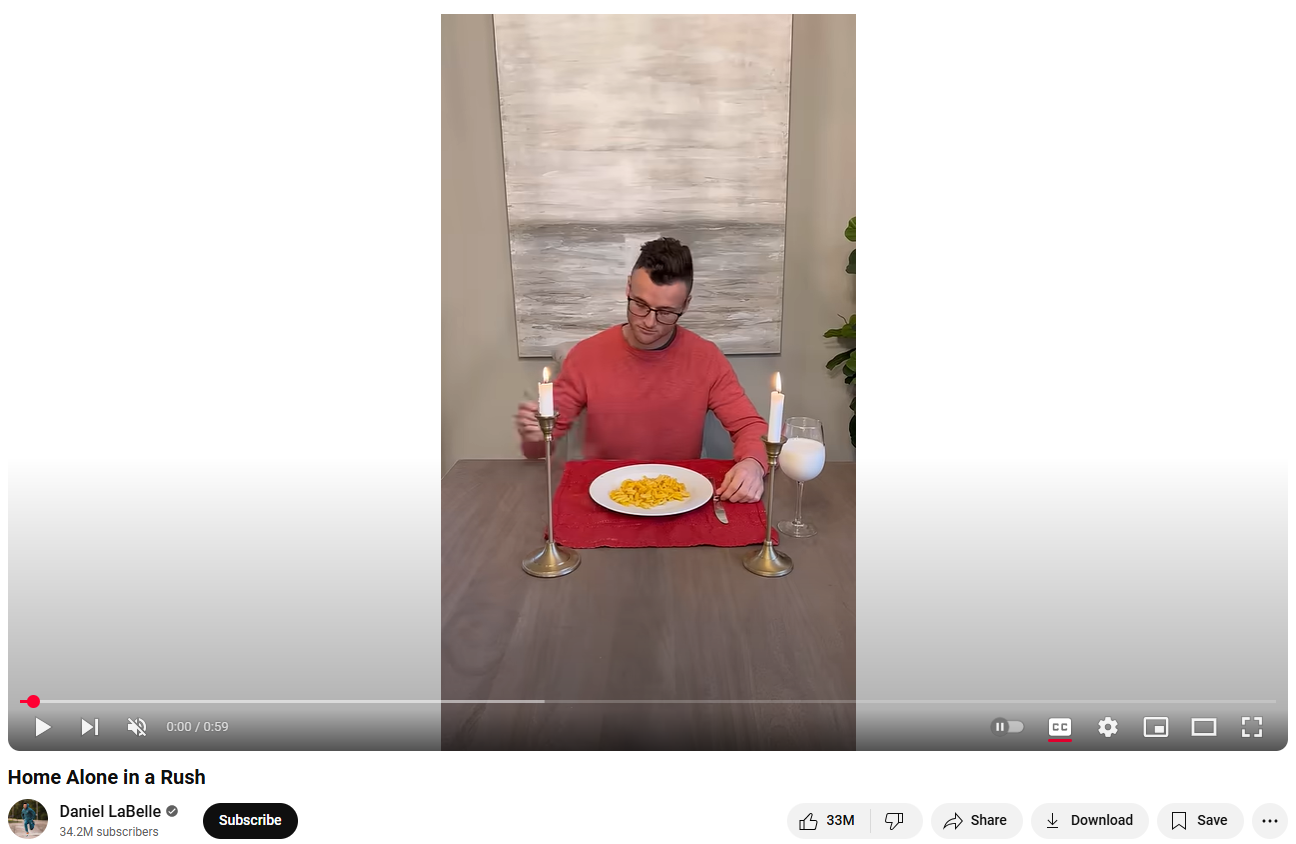 Video Home Alone Rush Daniel LaBelle - YouTube Short yang paling disukai