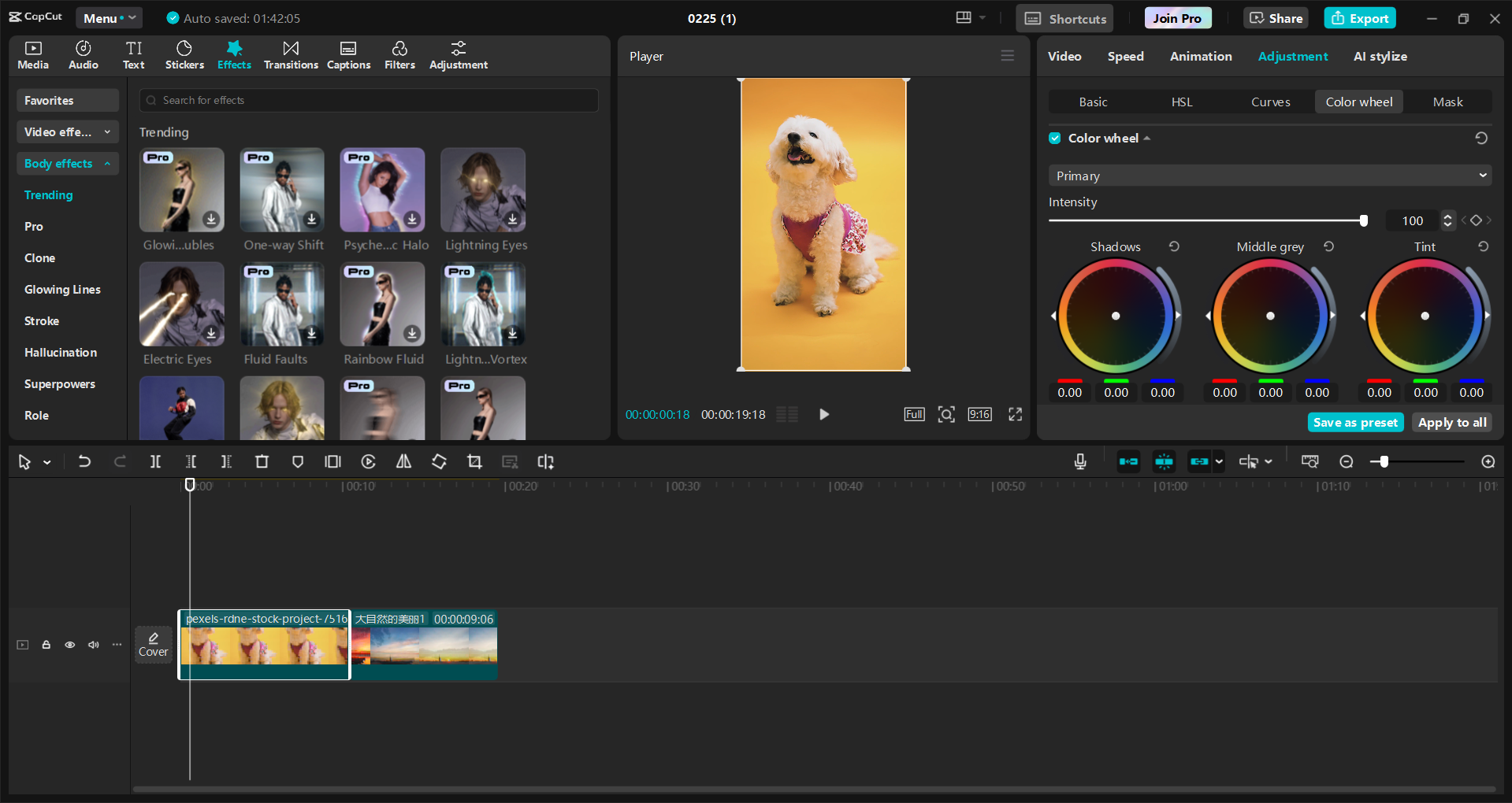 Interface of the CapCut desktop video editor - an intuitive tool to make trendy TikTok videos