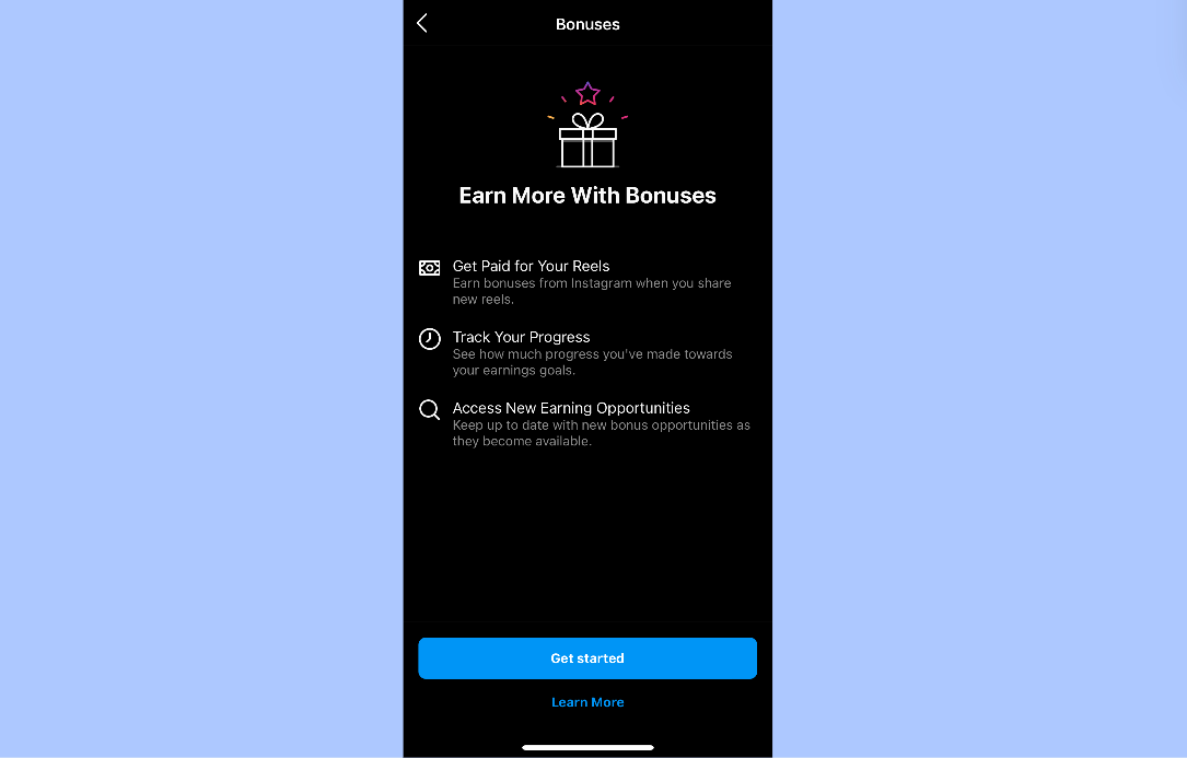 Instagram's Reels Play Bonus program