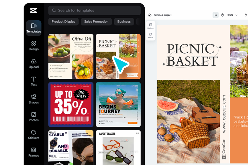 Sign in and choose a template