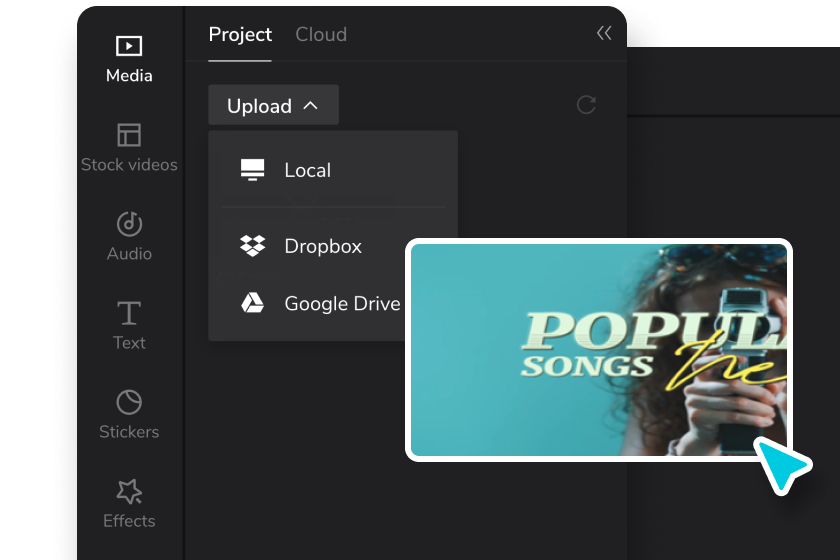 Itakda ang mga sukat ng banner