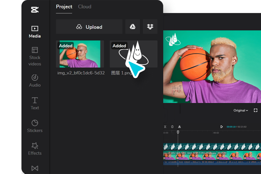 Edit speed and crop size