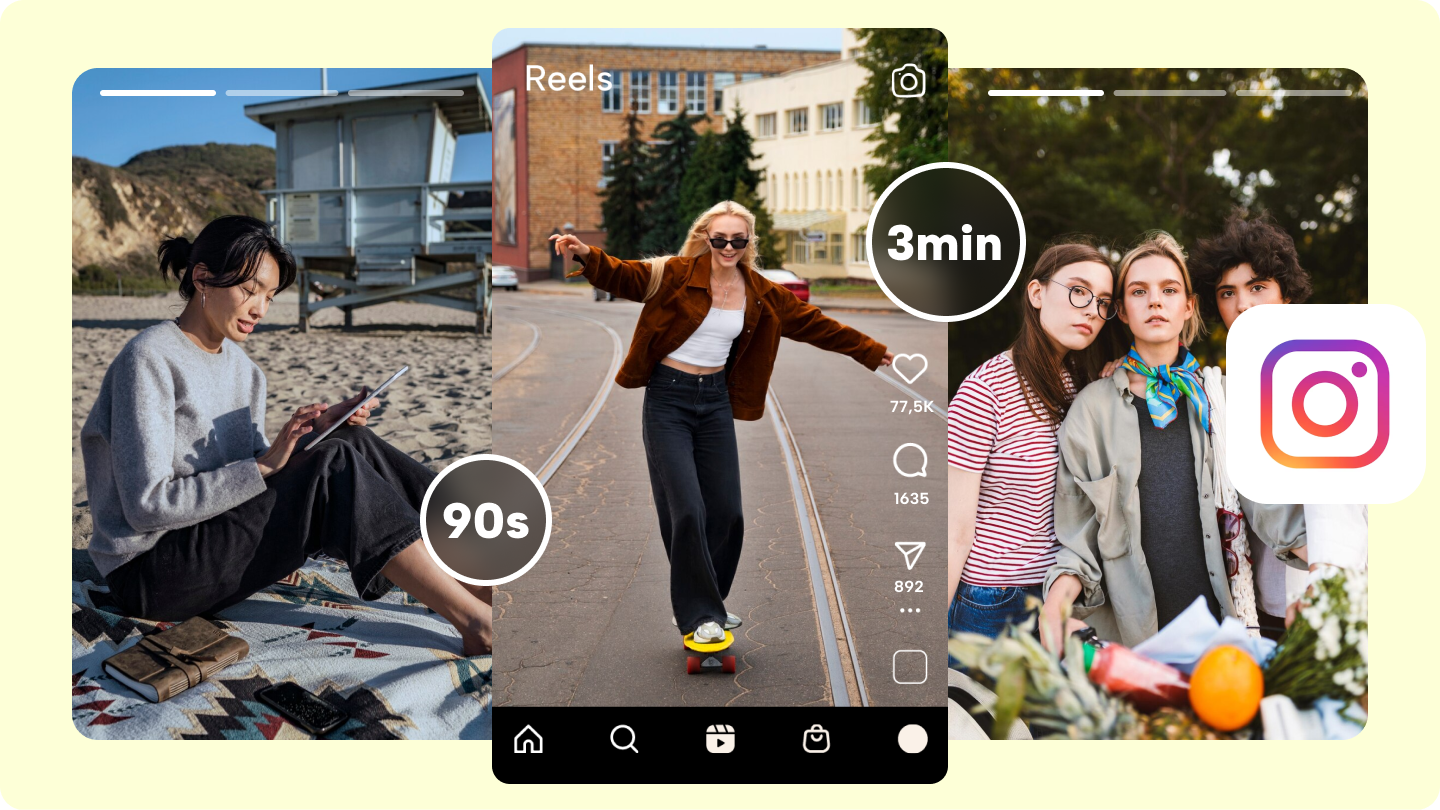 how to make long reel on instagram