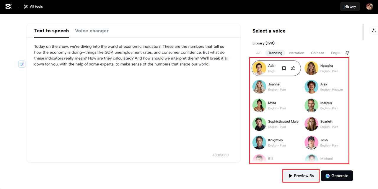 Natural-sounding voices