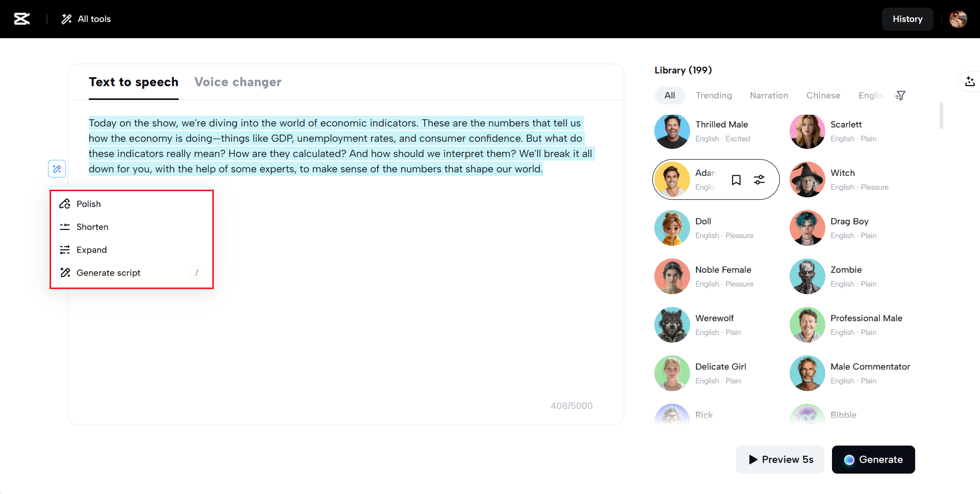 Polský, zkrátit nebo rozšířit obsah
