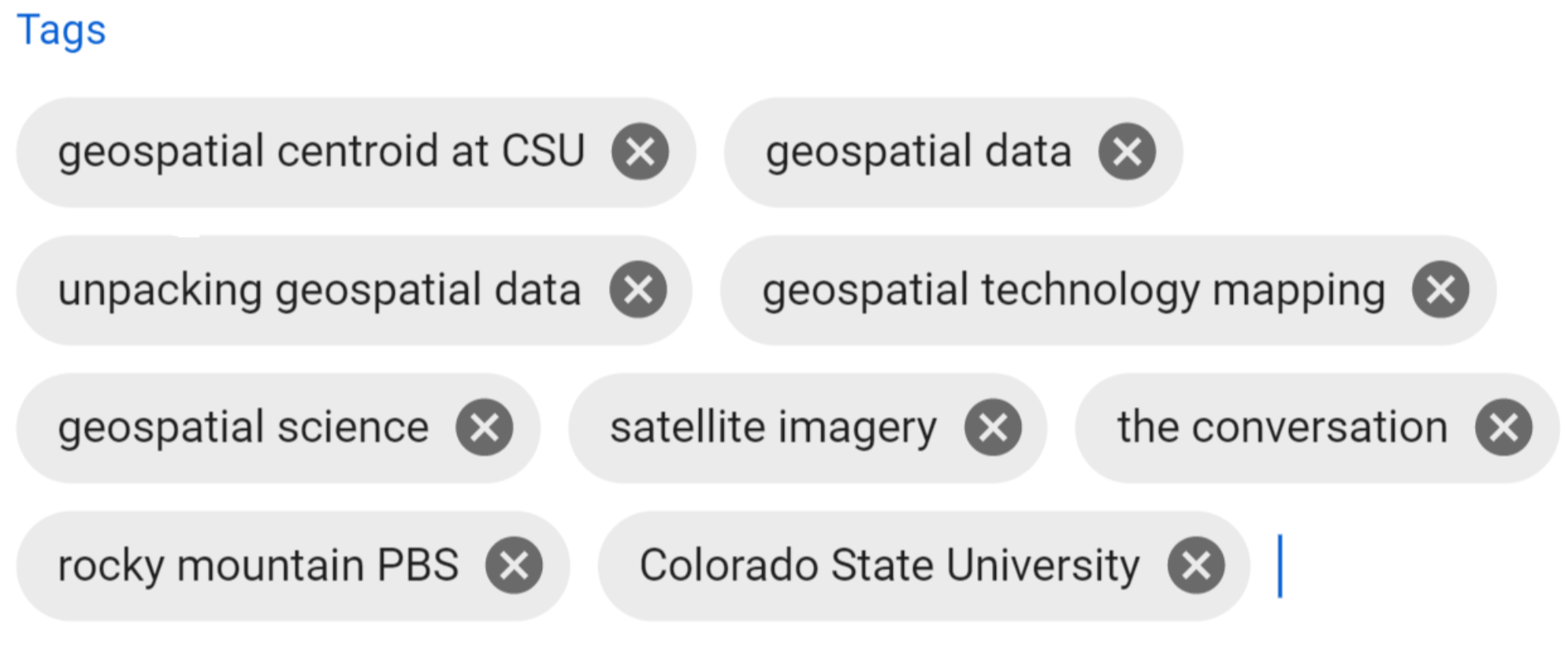 Gunakan teg yang berkaitan untuk meningkatkan keterlihatan