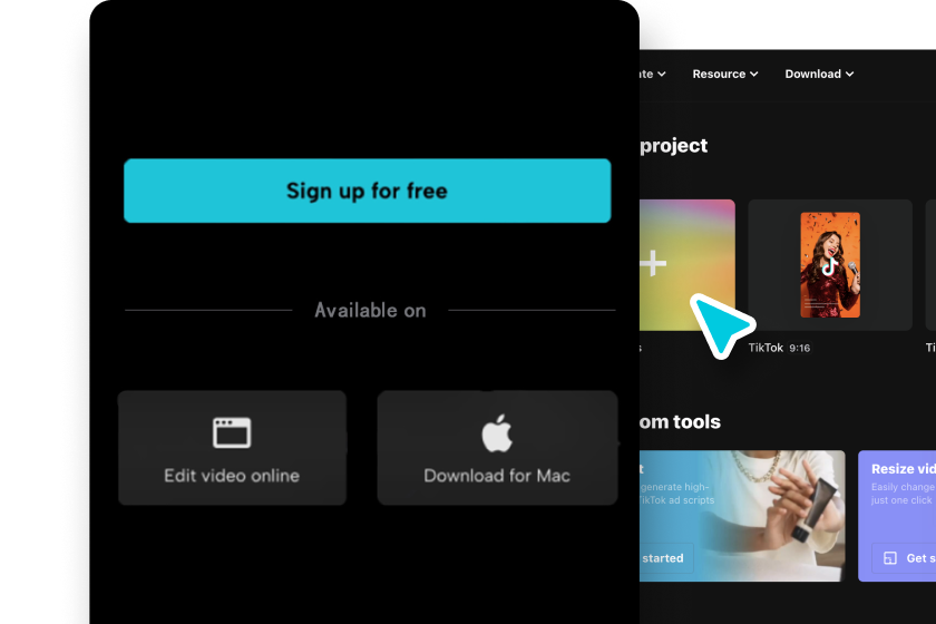 Choose a template or start a new project
