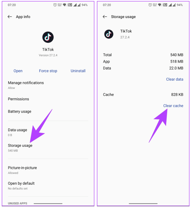 Megmutatja, hogyan lehet törölni a Tiktok alkalmazás gyorsítótárat, hogy javítsa az elemzéseket, amelyek nem jelennek meg