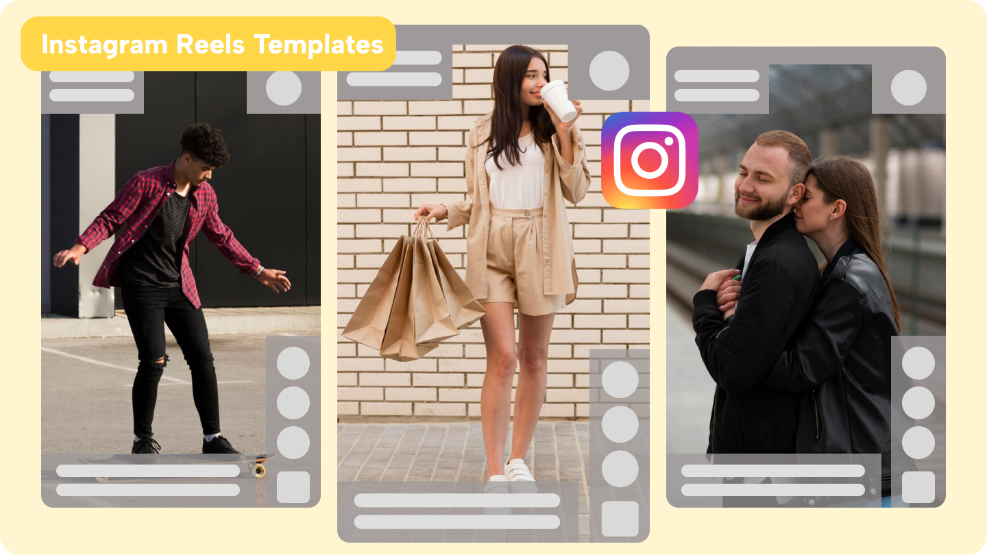 instagram reel overlay template