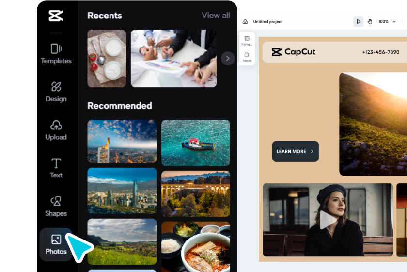 Fotoğraf ve video ekleyin