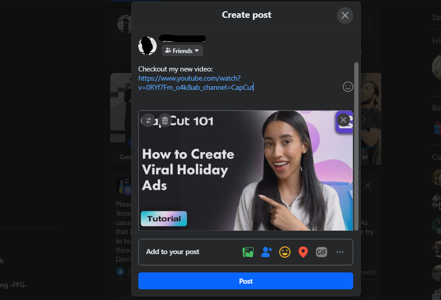 promuj kanał YouTube na Facebooku