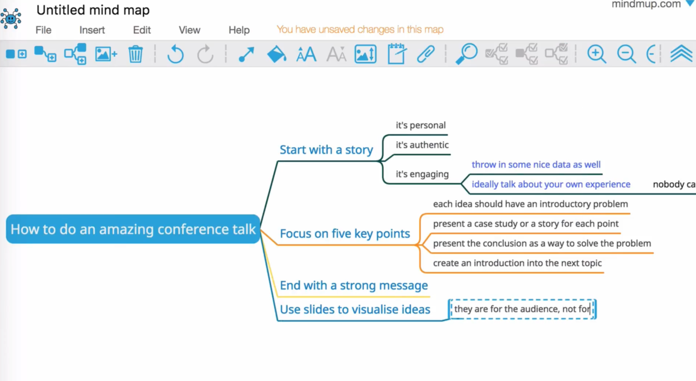 MindMup: Mind map generator