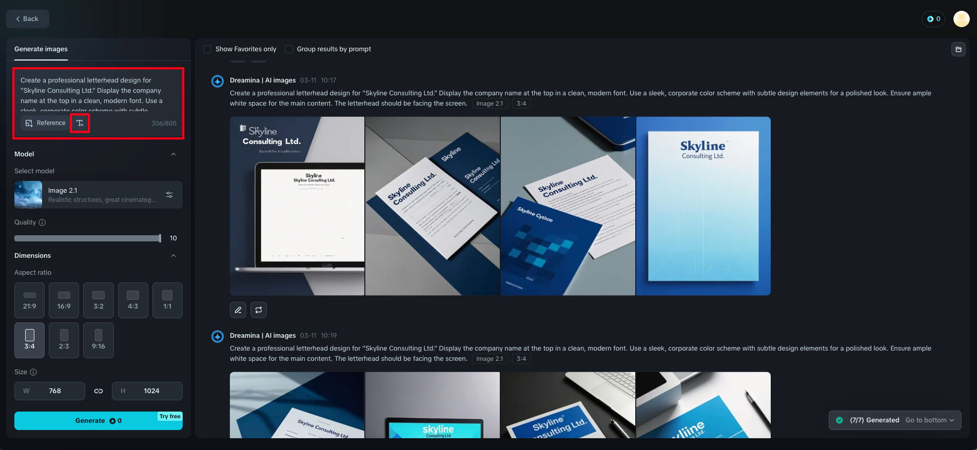 letterhead logo design