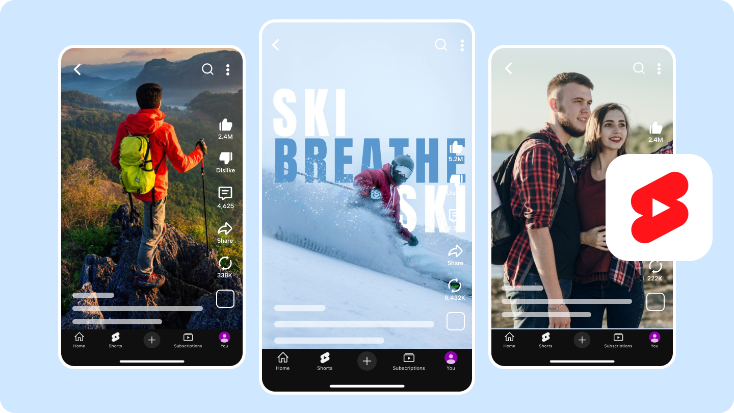 Формат шортів YouTube