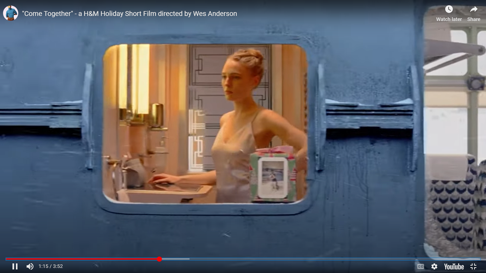 H&amp;M假日用情感故事講述的YouTube廣告示例