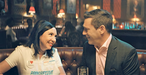 One of the recent YouTube ads featuring Flo from Progressive