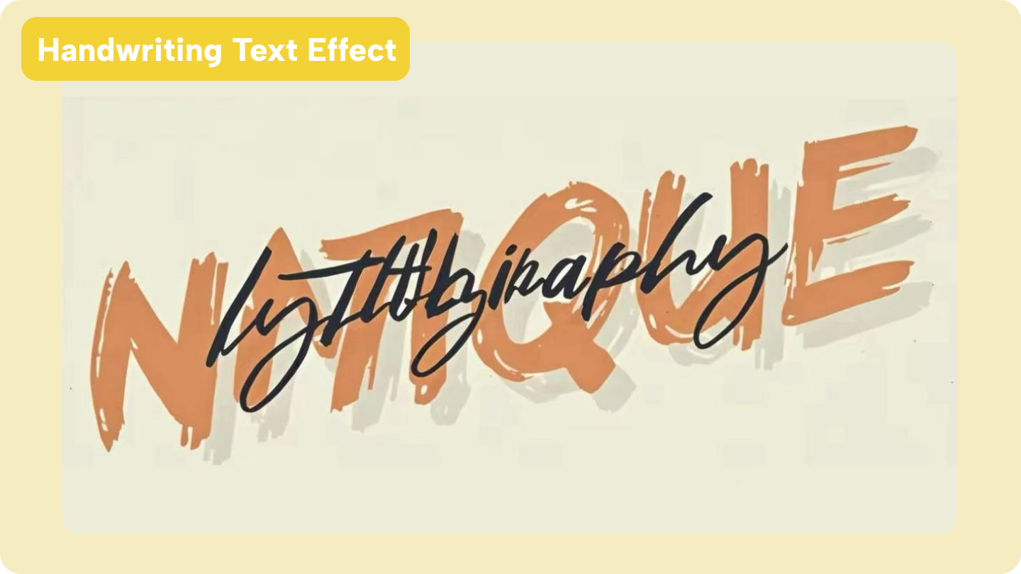 handwriting effect