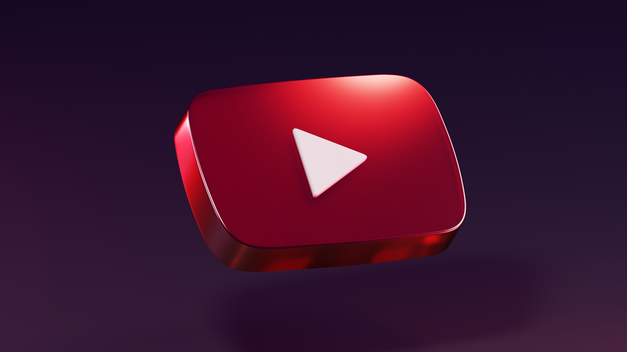 3D logo for YouTube channel