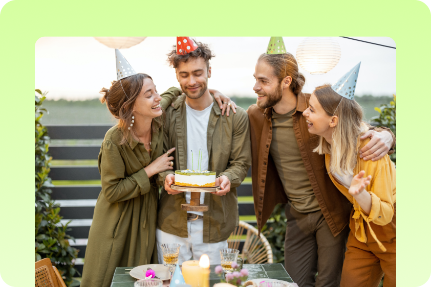 Personalize birthday messages with MP4 video editor