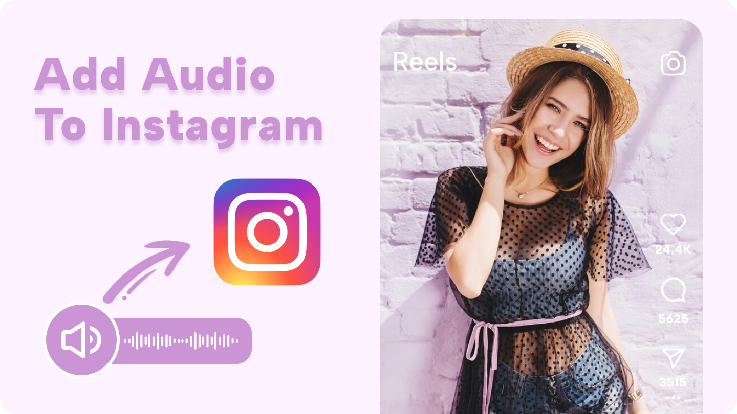 how to upload audio to instagram