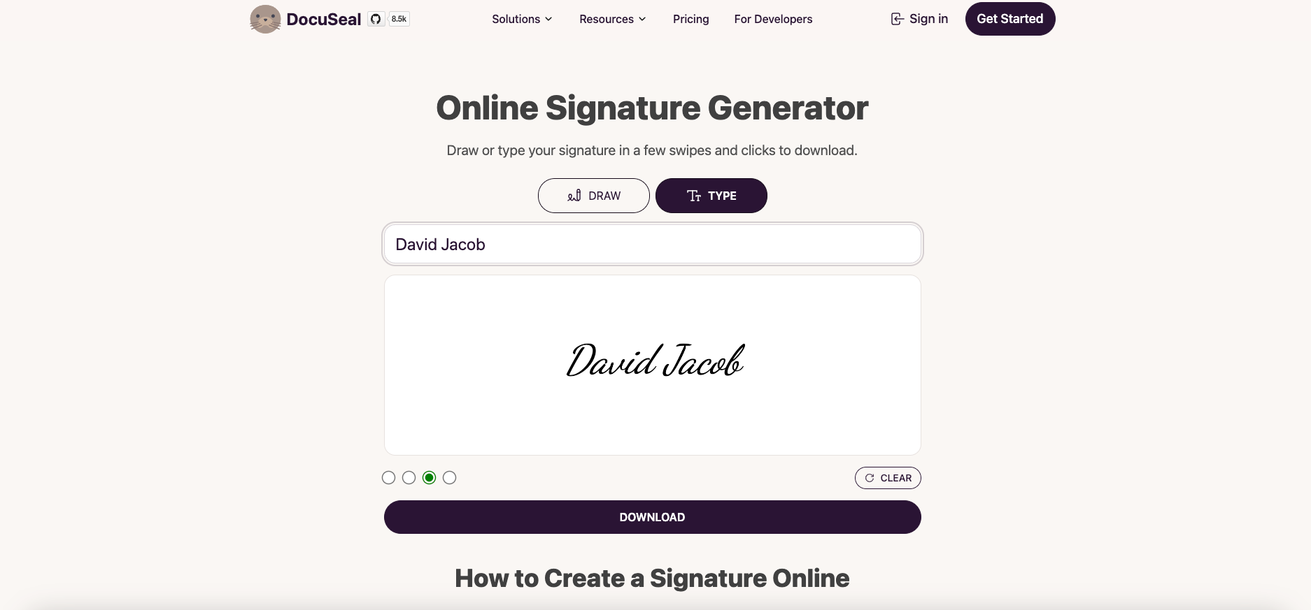 image to signature maker